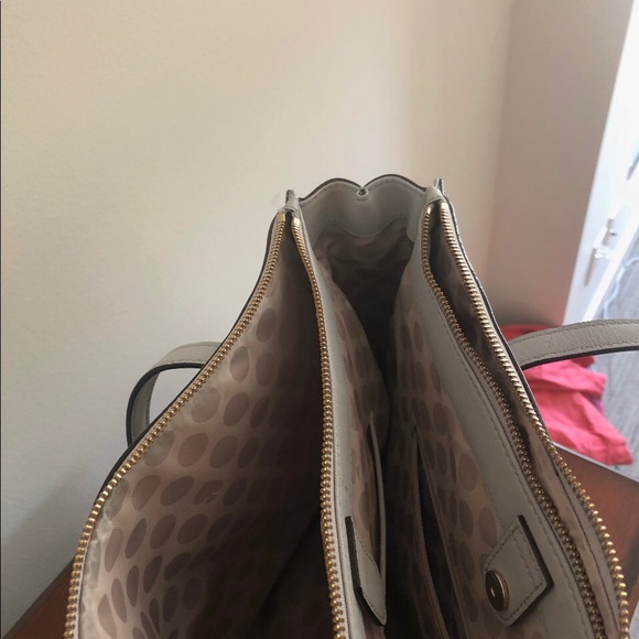 White/baby blue Kate spade purse - Picture 3 of 3